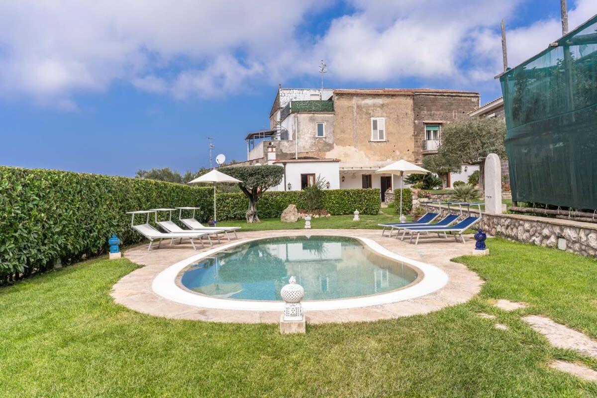 Villa Mimosa Rustic Elegance Views & Pool Massa Lubrense Εξωτερικό φωτογραφία
