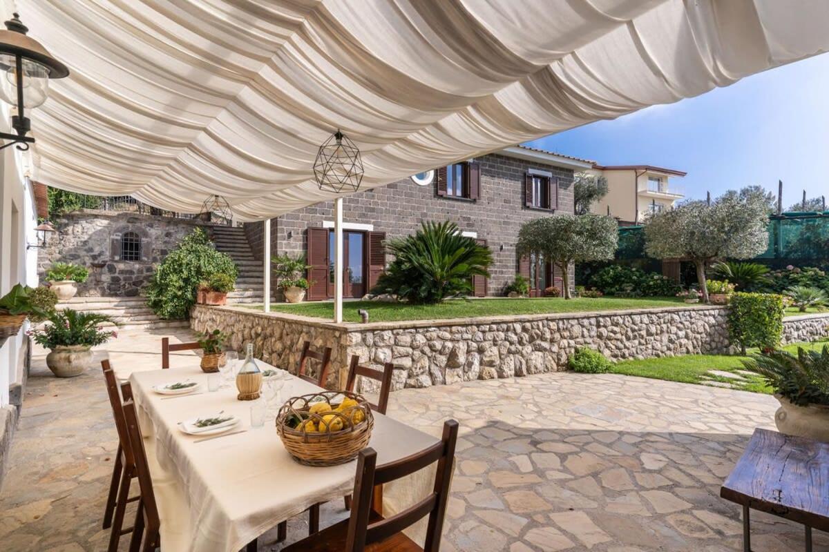 Villa Mimosa Rustic Elegance Views & Pool Massa Lubrense Εξωτερικό φωτογραφία