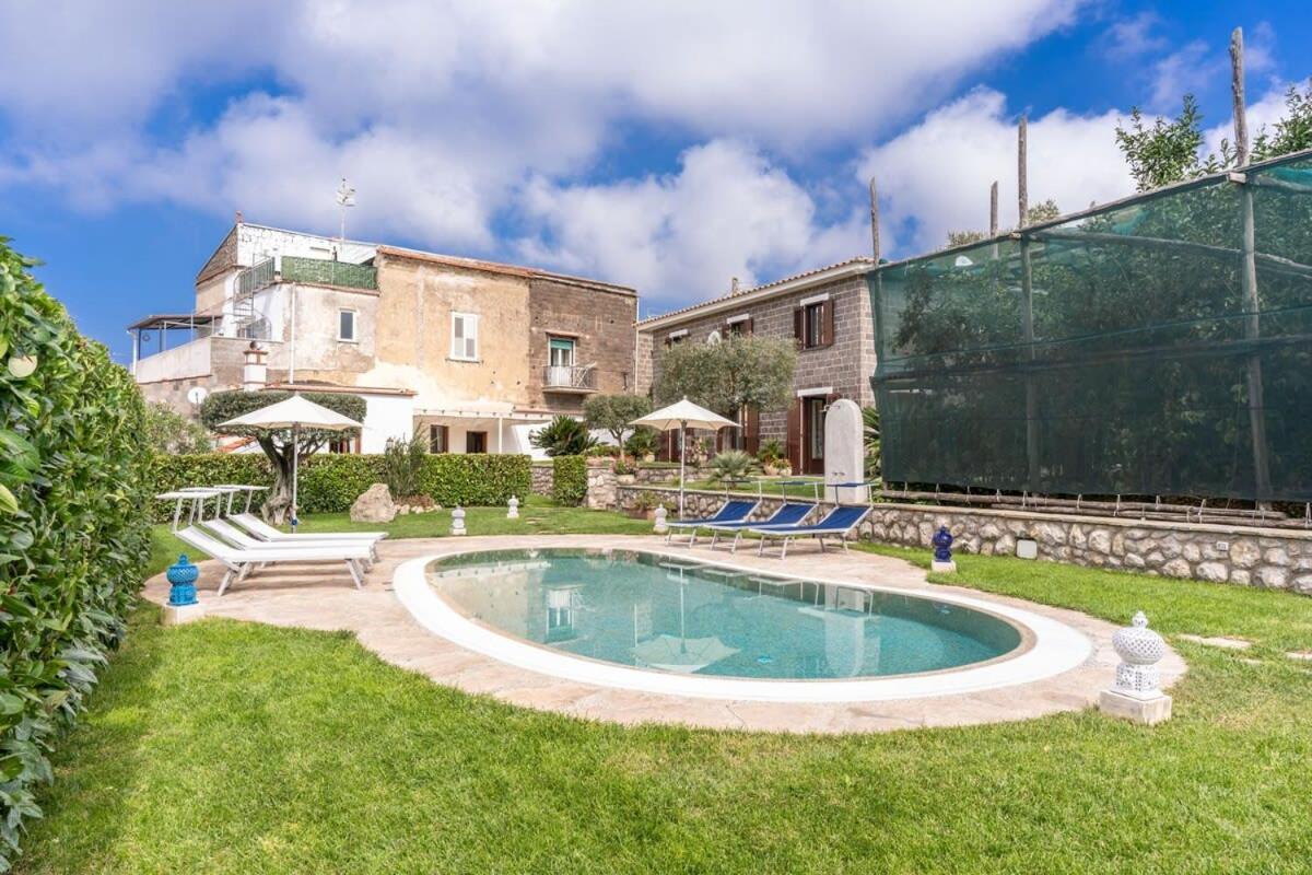 Villa Mimosa Rustic Elegance Views & Pool Massa Lubrense Εξωτερικό φωτογραφία
