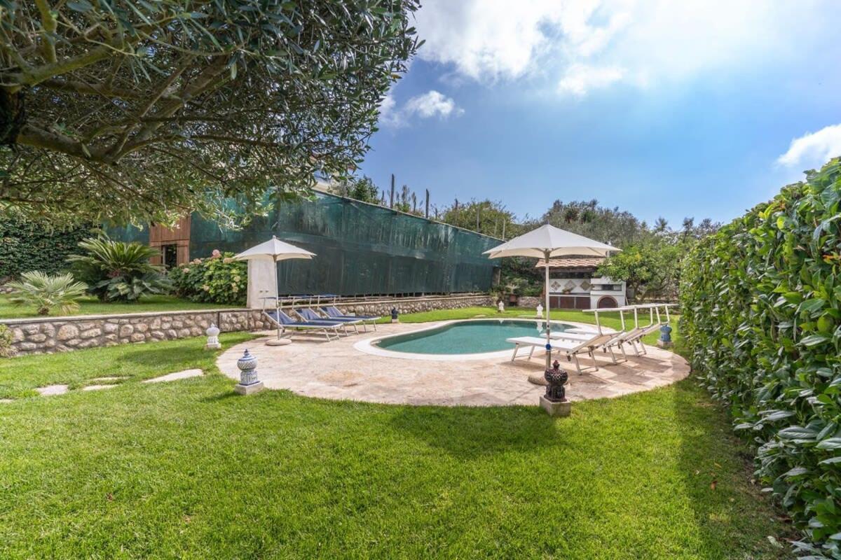 Villa Mimosa Rustic Elegance Views & Pool Massa Lubrense Εξωτερικό φωτογραφία